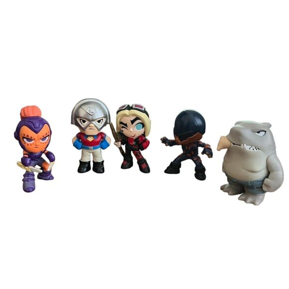 SET OF 5 Funko Mystery Minis DC Comics  Harley Quinn Suicide Squad 3 Inch - Picture 1 of 2